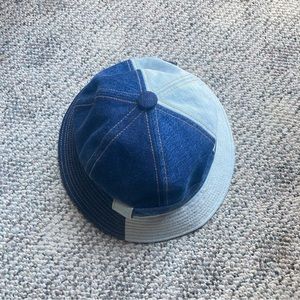 Acne Studios Bla Konst Recrafted Denim Panama Hat